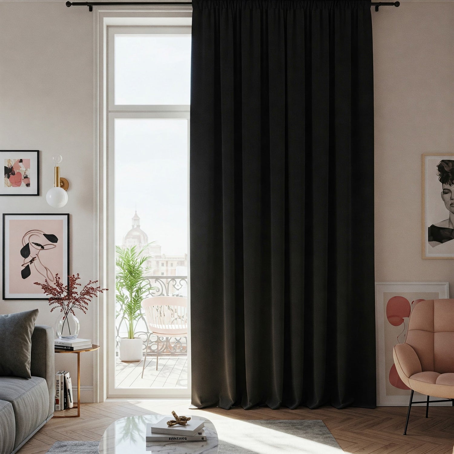 Verdunkelungs-Vorhang