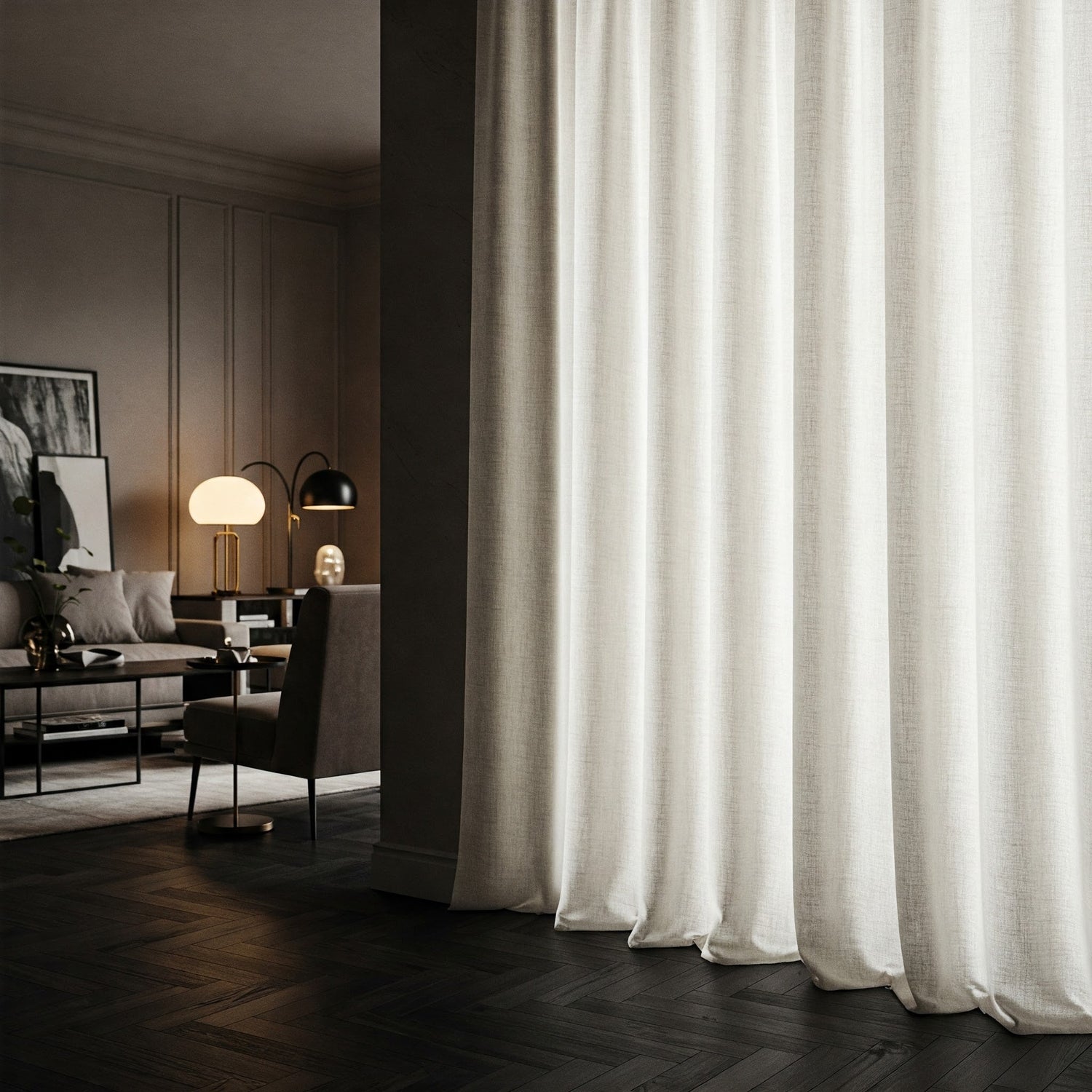 Deco- & Leinenvorhang