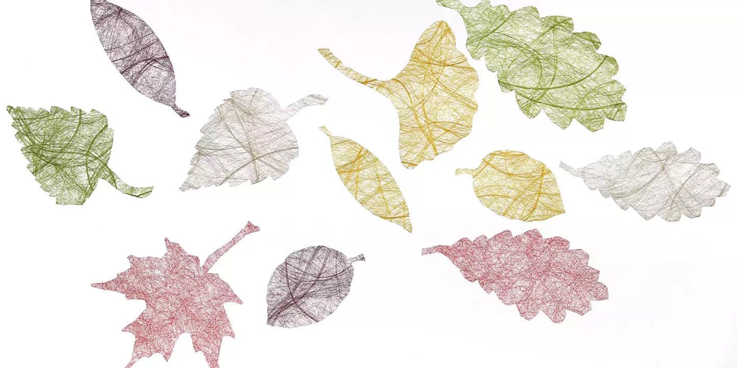 Leaves - Fensterdekoration - Gecko in the Box - Vorhang nach Mass