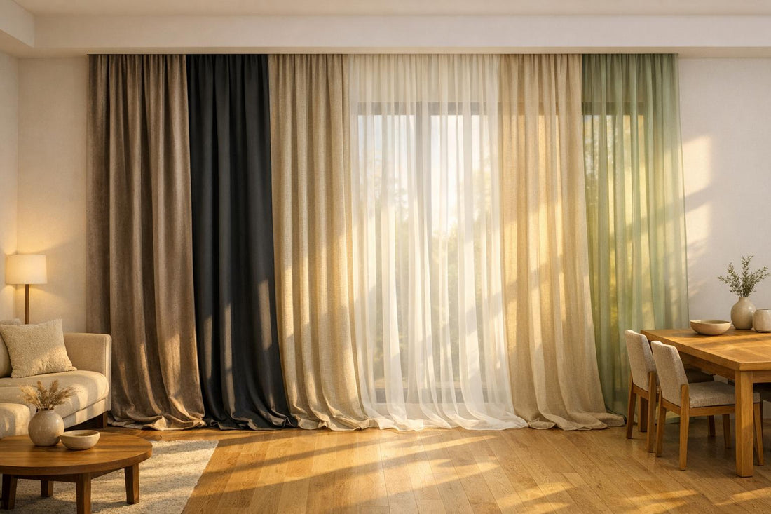 Welcher Vorhangstoff eignet sich für welchen Raum?