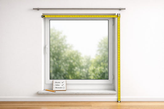 Checkliste: Fenster für Vorhänge richtig messen