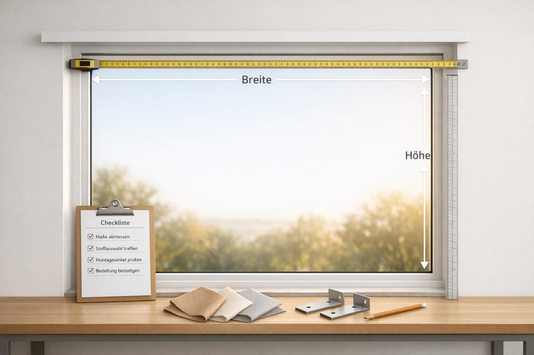 Checkliste für Express-Vorhangbestellungen