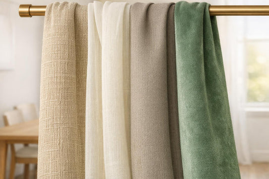 Top Stoffe für Esszimmer-Vorhänge