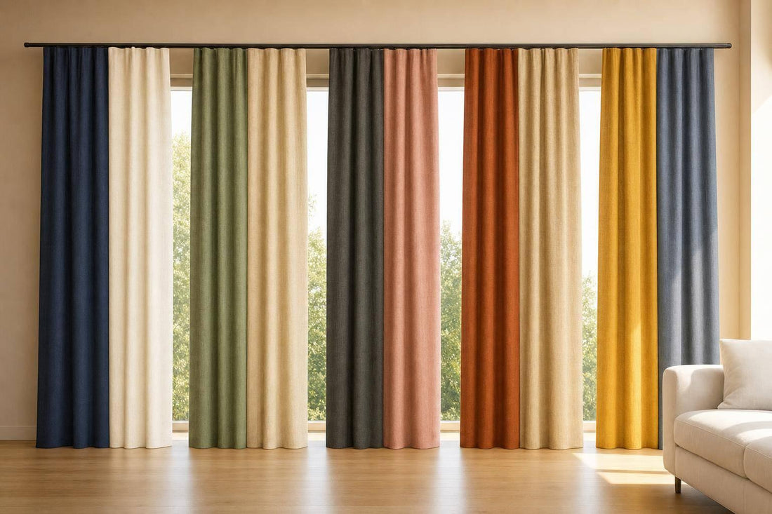 Top 5 Farbkombinationen für Dual-Tone Vorhänge