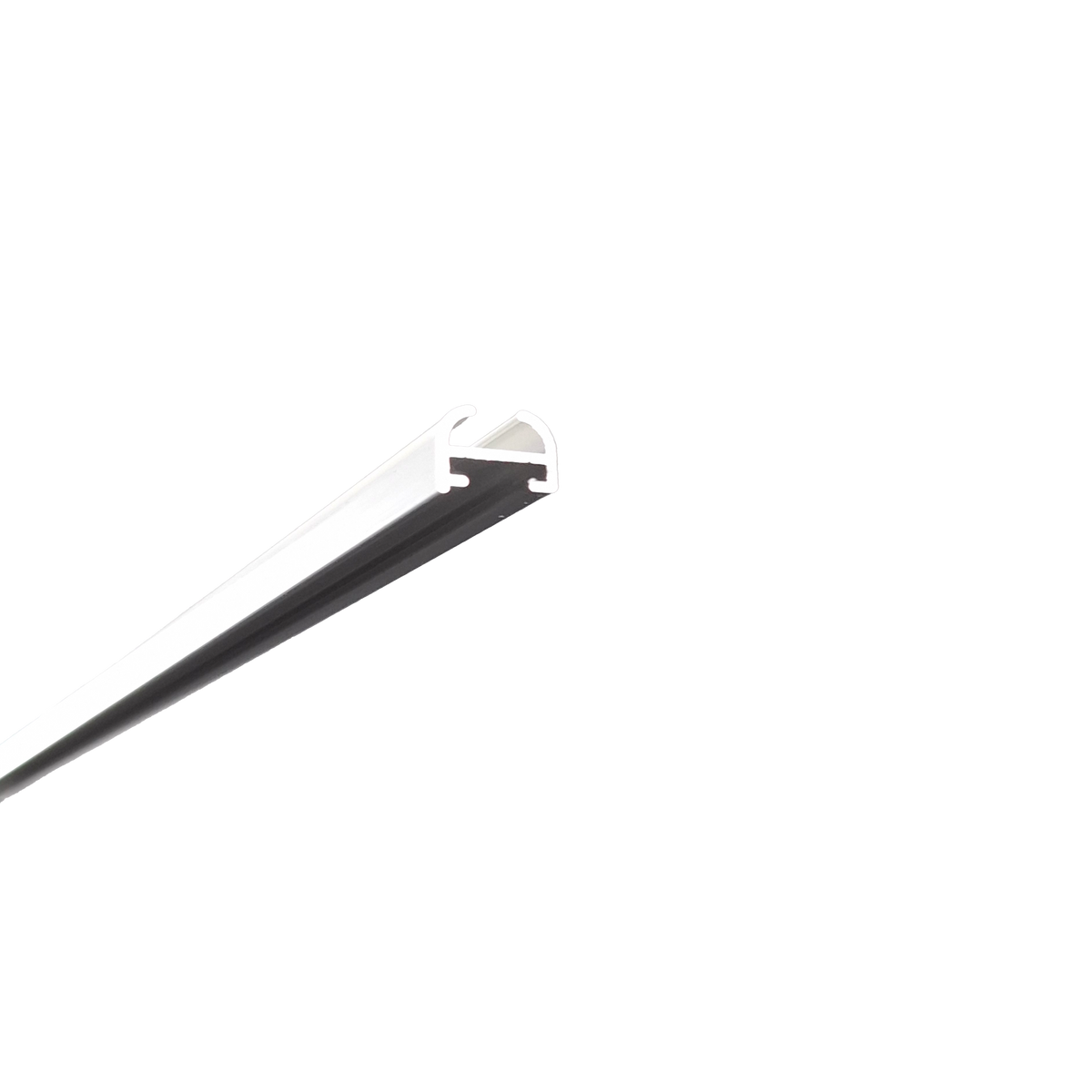 Vorhangschiene Slim Line weiss pulverbeschichtet, zweite Ansicht