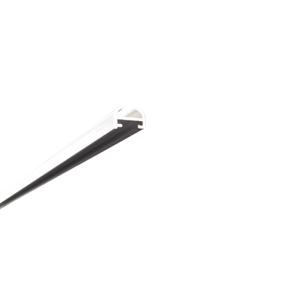 Vorhangschiene Slim Line weiss pulverbeschichtet, zweite Ansicht