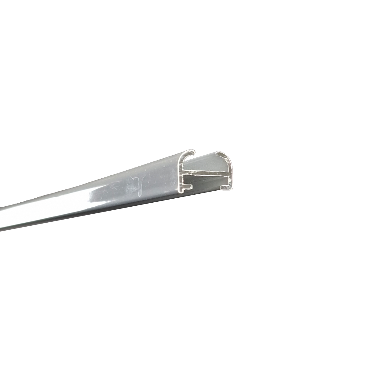 Vorhangschiene Slim Line farblos eloxiert, zweite Ansicht